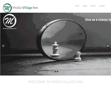 Tablet Screenshot of mediavillageinn.com